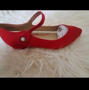 Dream Pairs Red Mary Janes